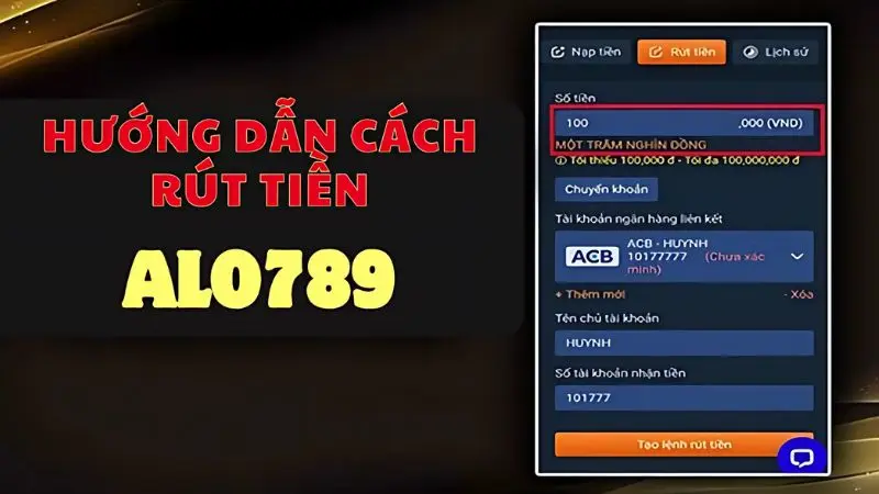 Hướng dẫn người dùng trải nghiệm Alo789, kiếm tiền cực đã 4 Cách rút tiền Alo789 đơn giản, tiền về trong 5 phút